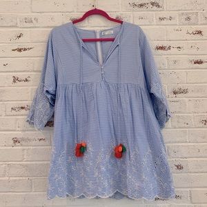 Zara Mini stripped dress